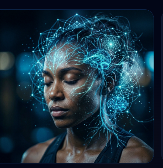 Neural visualization over athlete